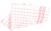 Torchon à vaisselle "KARO", rouge