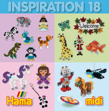 Livre d'inspiration nr. 18 pour perles à repasser midi