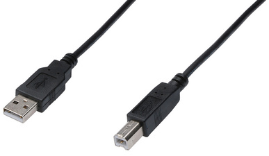 USB 2.0 Anschlusskabel, USB-A Stecker - USB-B Stecker
