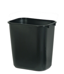  Kunststoff-Papierkorb, 26,6 Liter, schwarz