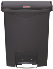 Tret-Abfalleimer Slim Jim, 30 Liter, schwarz