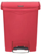 Tret-Abfalleimer Slim Jim, 30 Liter, rot