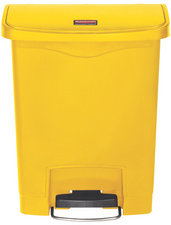 Tret-Abfalleimer Slim Jim, 30 Liter, gelb