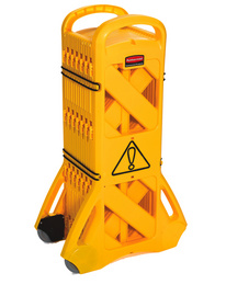 Barrière mobile, replié