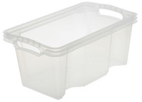 Aufbewahrungsbox "franz", natur-transparent