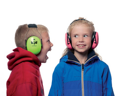 Casque antibruit Peltor Kid, exemple d'utilisation