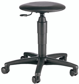 Tabouret pivotant "TEC 60 Skai"