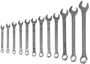jeu de clés à fourche, 12 pièces