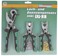 Loch- & Ösenzangen-Satz, Blister
