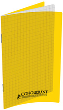 Carnet piqué, jaune
