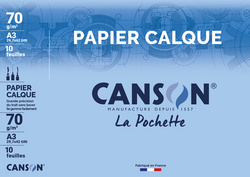 Visuel de référence: Papier calque satin, A3, dans une pochette