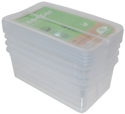Aufbewahrungsboxen / Schuhboxen "bea", 4er Set