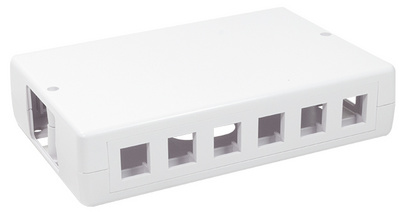 Aufputzgehäuse für Keystone Module, 12-fach