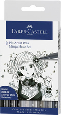 Tuschestift PITT artist pen, Manga Basic Set