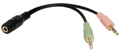 Câble audio, 2 x connecteur jack mâle 3,5 mm - connecteur jack femelle 3,5 mm