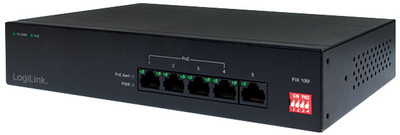 Desktop Fast Ethernet PoE Switch, 5-Port