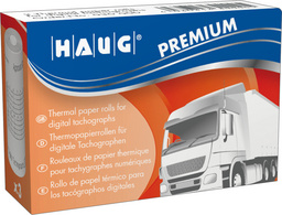 Rouleau de papier thermique HAUG PREMIUM, emballage