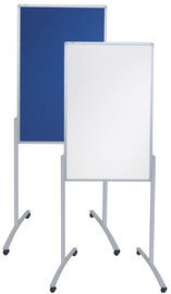 Kombi-Flipchart PRO, blau / weiß
