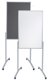 Kombi-Flipchart PRO, grau / weiß