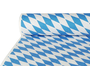 Damast-Tischdecke "Bayrisch Blau"