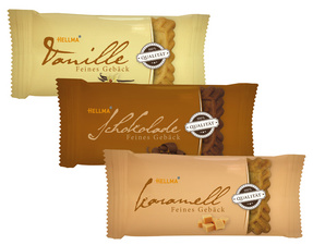 Biscuits fins mix de 3, emballage unitaire
