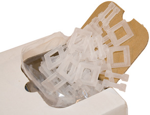 boucles en plastique