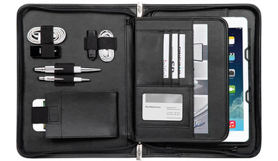 Organiseur universel tablette PC Elegance, ouvert