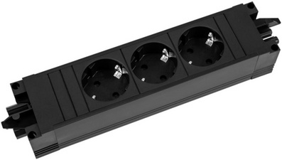 Steckdoseneinheit STEP, 3-fach
