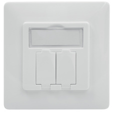  Leerdose für Keystone Module, designkompatibel