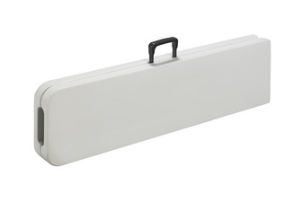 Banc pliant, plié
