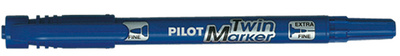 Permanent-Marker "Twin-Marker", blau