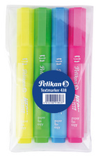 Surligneur 438 Neon, étui de 4