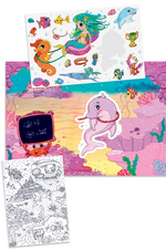 Album de stickers "sirène", composants