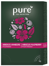 Tee "PURE Tea Früchtetee Hibiskus/Himbeere", Faltschachtel