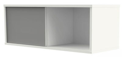  Wand- / Aufsatzregal, weiß graphit