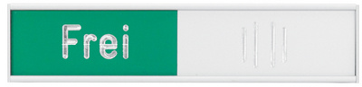 Plaque d signalisation "Frei-Besetzt - vue libre