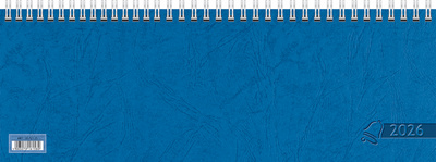 Tischkalender "Querterminbuch", blau