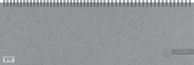 Tischkalender "Querterminkalender", grau