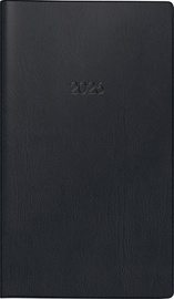 Taschenkalender "Faltkalender", schwarz