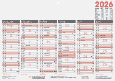 Tischkalender "Tafelkalender", DIN A4 quer