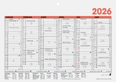 Tischkalender "Tafelkalender", DIN A5 quer