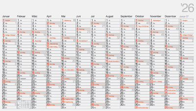 Wandkalender "Plakatkalender young design XL"