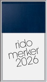 Tischkalender "Merker Miradur", dunkelblau