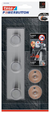Powerbutton Hakenleiste Classic, 3-fach