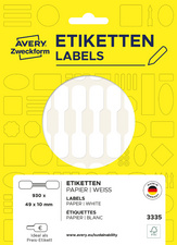 Hantel- / Ringetiketten
