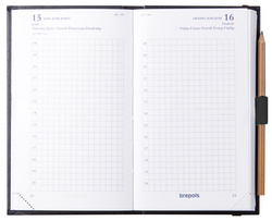 Agenda journalier CHANTIER, 85 x 145 mm, grille
