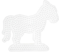 Plaque pour perles midi "cheval"