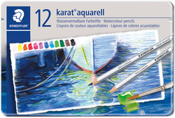 Aquarellstift karat aquarell, 12er Etui