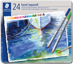 Aquarellstift karat aquarell, 24er Etui