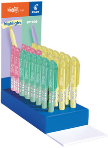 Surligneur FRIXION LIGHT SOFT, présentoir de 40 pièces